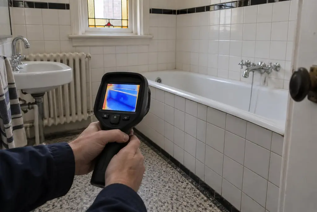 Lekdetectie Renkum – onderzoek in een badkamer van een oudere woning